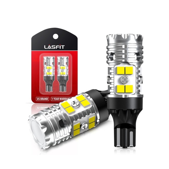 Other - LASFIT 921 LED Bulb Reverse Lights 912 T15 Back Up Light CANBUS Error Free W16W‎
